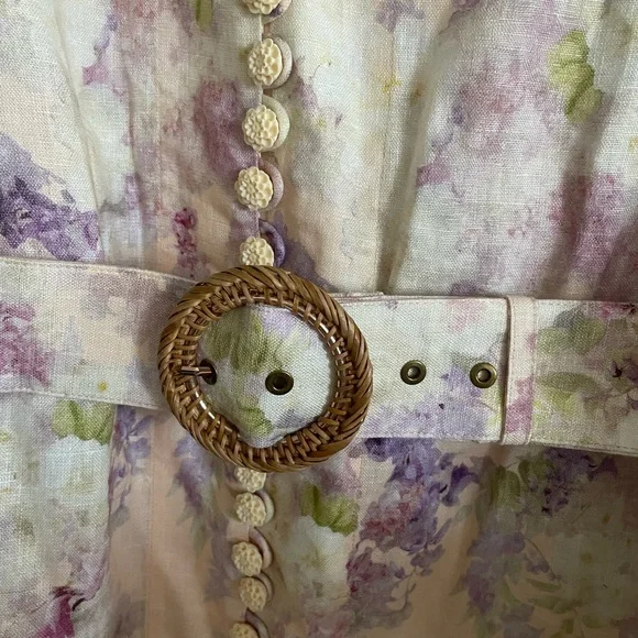 Zimmermann Lyrical Midi Dress Size 1 - Picture 9 of 12